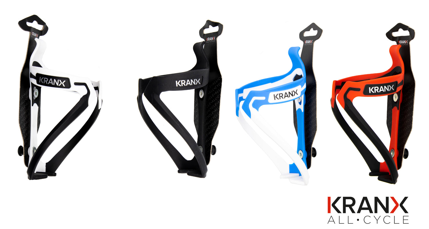 KranX Primo Bottle Cage - Black/White [Black/White]
