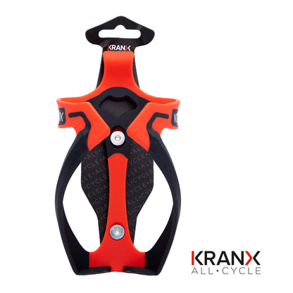 KranX Primo Bottle Cage - White/Blue