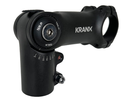 KranX 31.8mm High Mount Adjustable Stem in Black 90mm [Black]