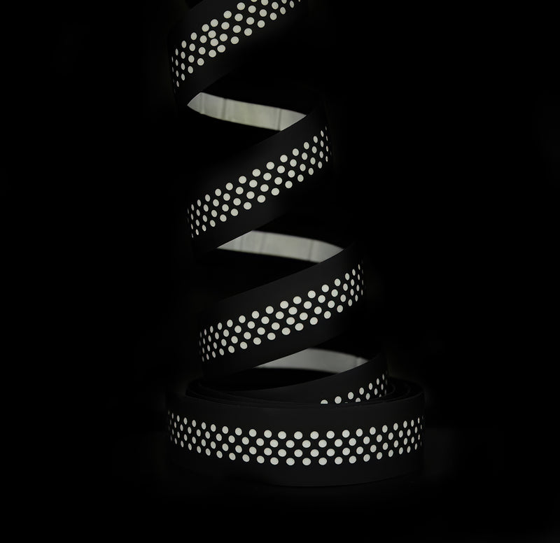 KranX Stretta Reflex Handlebar Tape in Black/Reflex [Black/Ref]