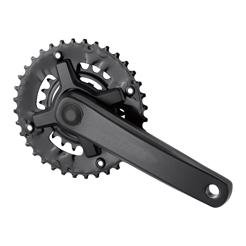KranX 36-22T Steel Chainring 170mm Alloy Crank Chainset in Black [Black]