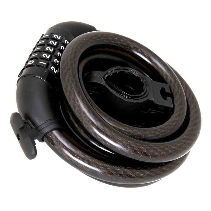 KranX Garrison 15mm x 1800mm Combination Cable Lock [Black]