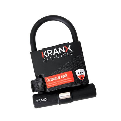 KranX Fortress 14mm 265mm U-Lock [Black]