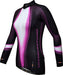 Funkier J-394-LW Ladies Long Sleeve Winter Jersey in Black/Purple - X-Small