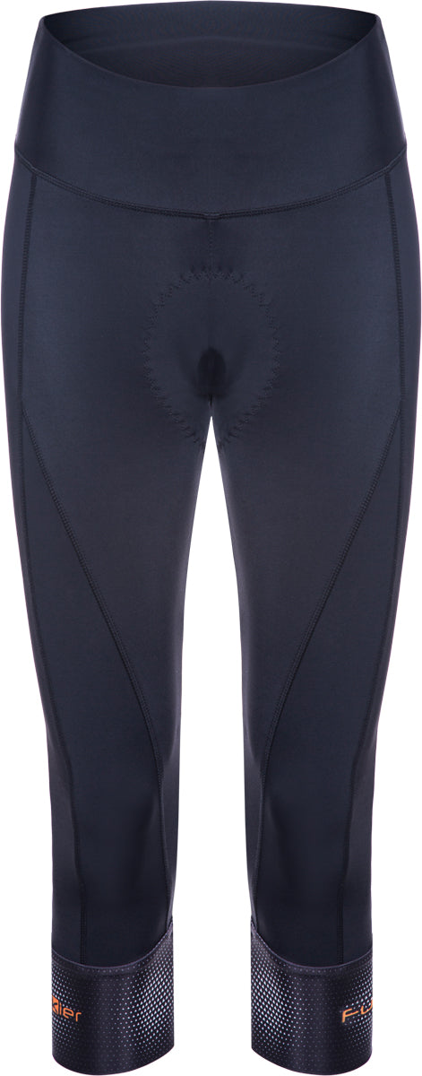 Funkier India Ladies Pro 3/4 Tights in Black. Medium