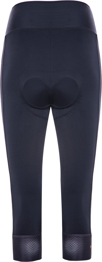 Funkier India Ladies Pro 3/4 Tights in Black. Large