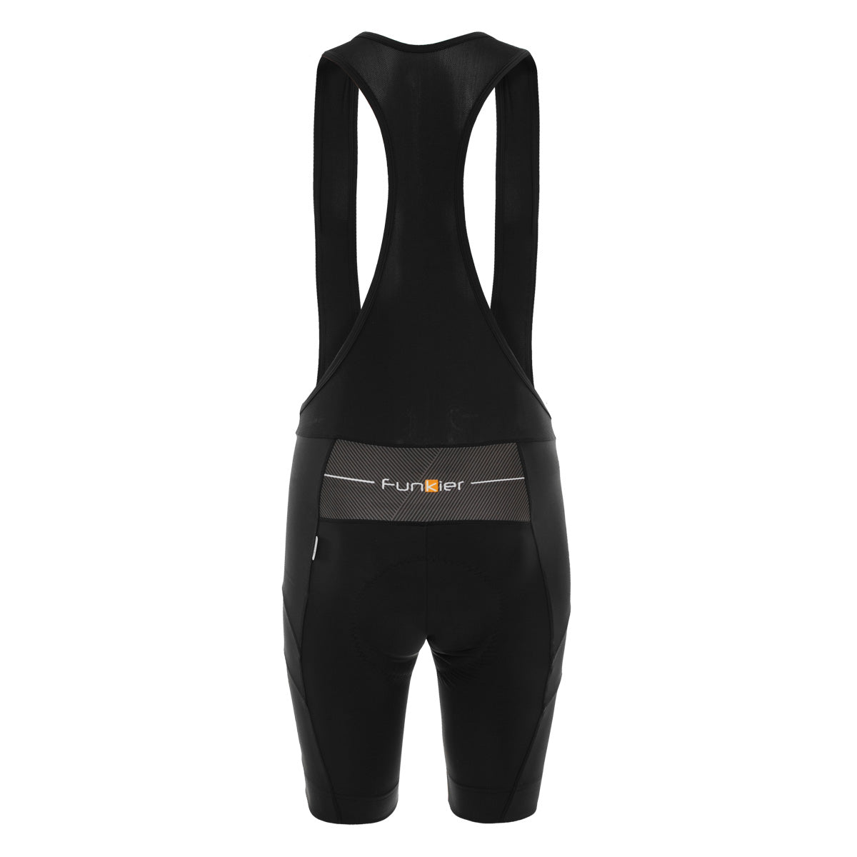 Funkier Force S-922-C14 Active 17 Panel Bib Shorts in Black - Small [Black]
