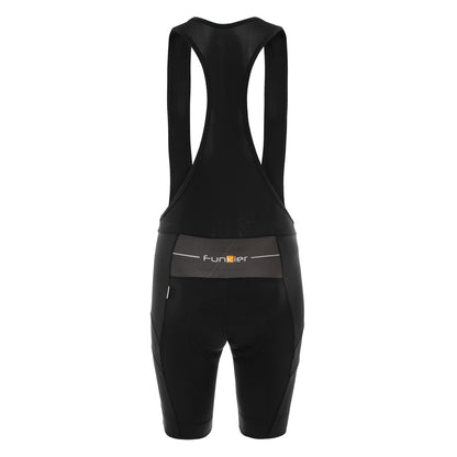 Funkier Force S-922-C14 Active 17 Panel Bib Shorts in Black - X-Large [Black]