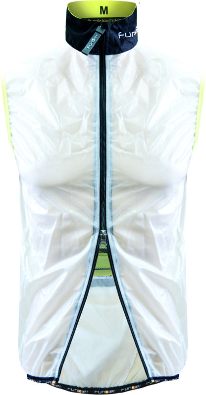 Funkier Evo Windbreaker Gillet Klar/Gelb