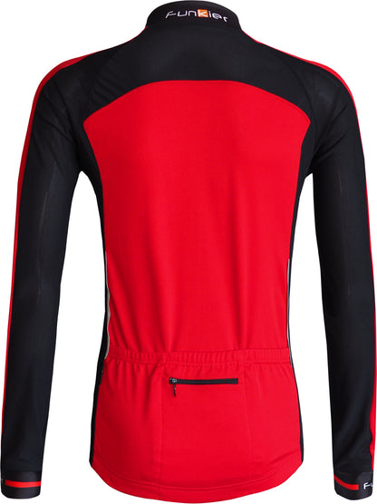 Funkier Men's Talana Gents Active Long Sleeve Cycling Jersey. Quickdry, Warm Microfleece.