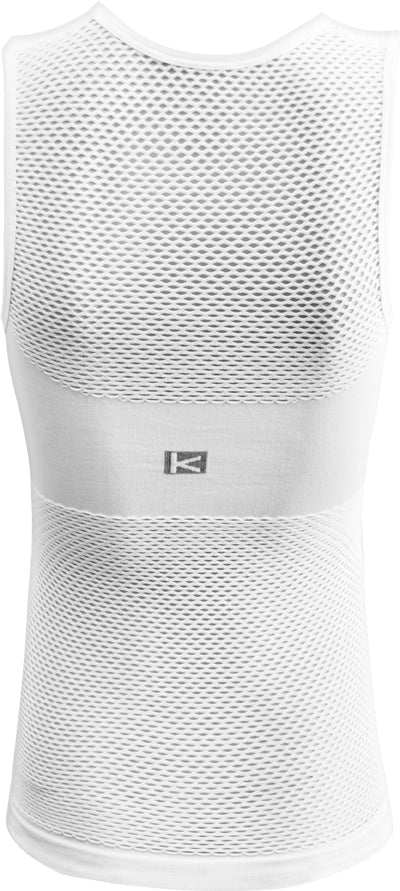 Funkier Vesta Gents Pro Summer Lightweight Baselayer in White (ST-1100). M-L