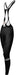 Funkier Thermesse S-981W-C12 Ladies Winter Single Strap Bib Tights in Black - Small [Black]