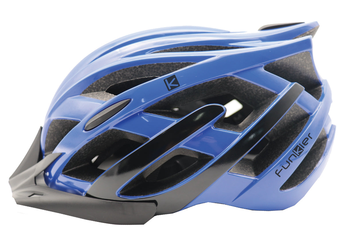 Funkier F-365 Leisure Inmold Helmet in Blue/Black 58-62cm