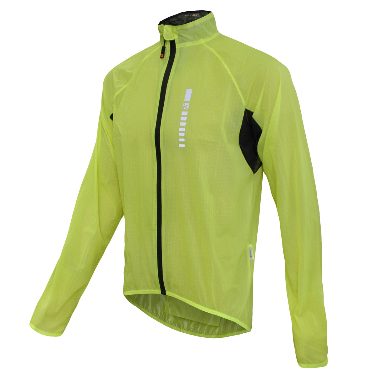 Funkier - Vélo: Dryride Pro Homme Imperméable Veste en Fluo Yellow-Yellow