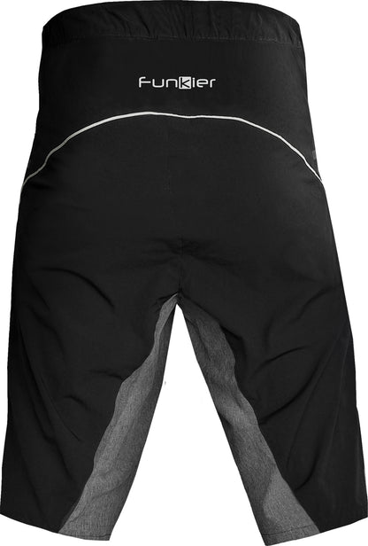 Funkier Trak Pro Mtb Baggy Shorts In Black/Grey - Xx-Large [Black/Grey]