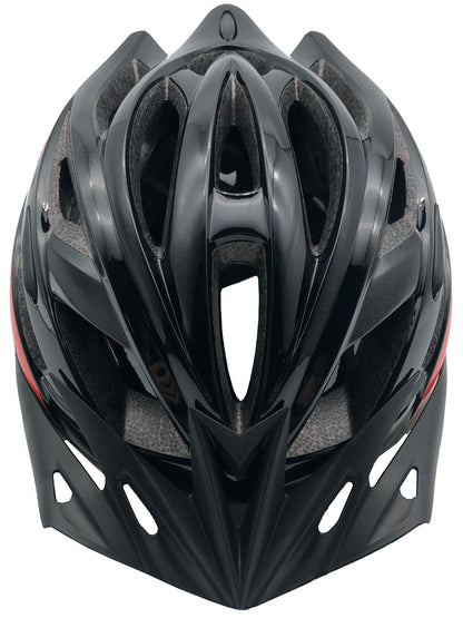 Funkier F-365 Leisure Inmold Helmet in Black/Red 58-62cm