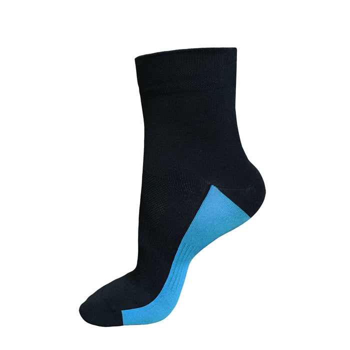 Funkier Airflow II Summer Socks in Black/Blue - 43-46