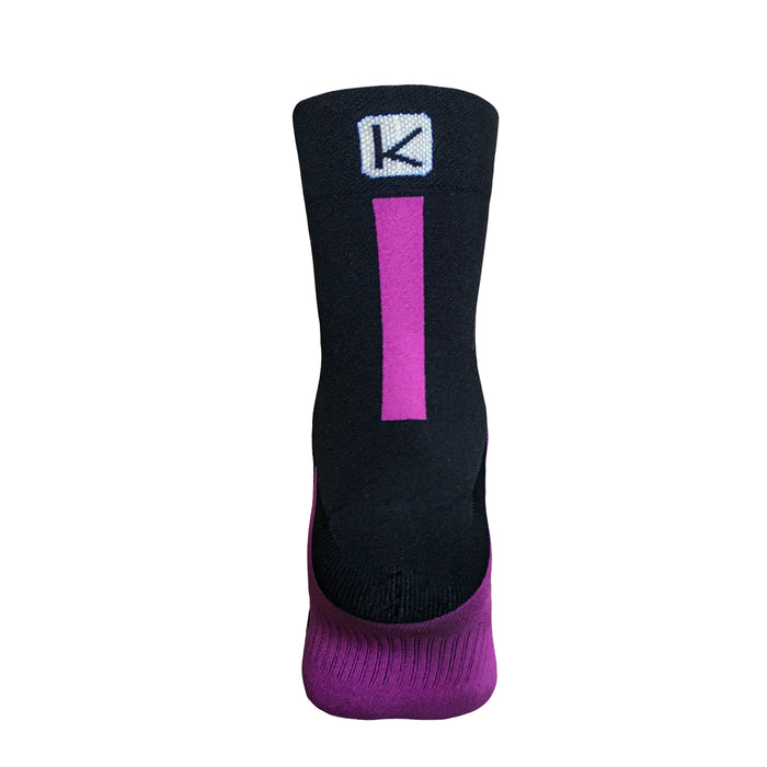 Funkier Airflow II Summer Socks in Black/Purple - 39-42