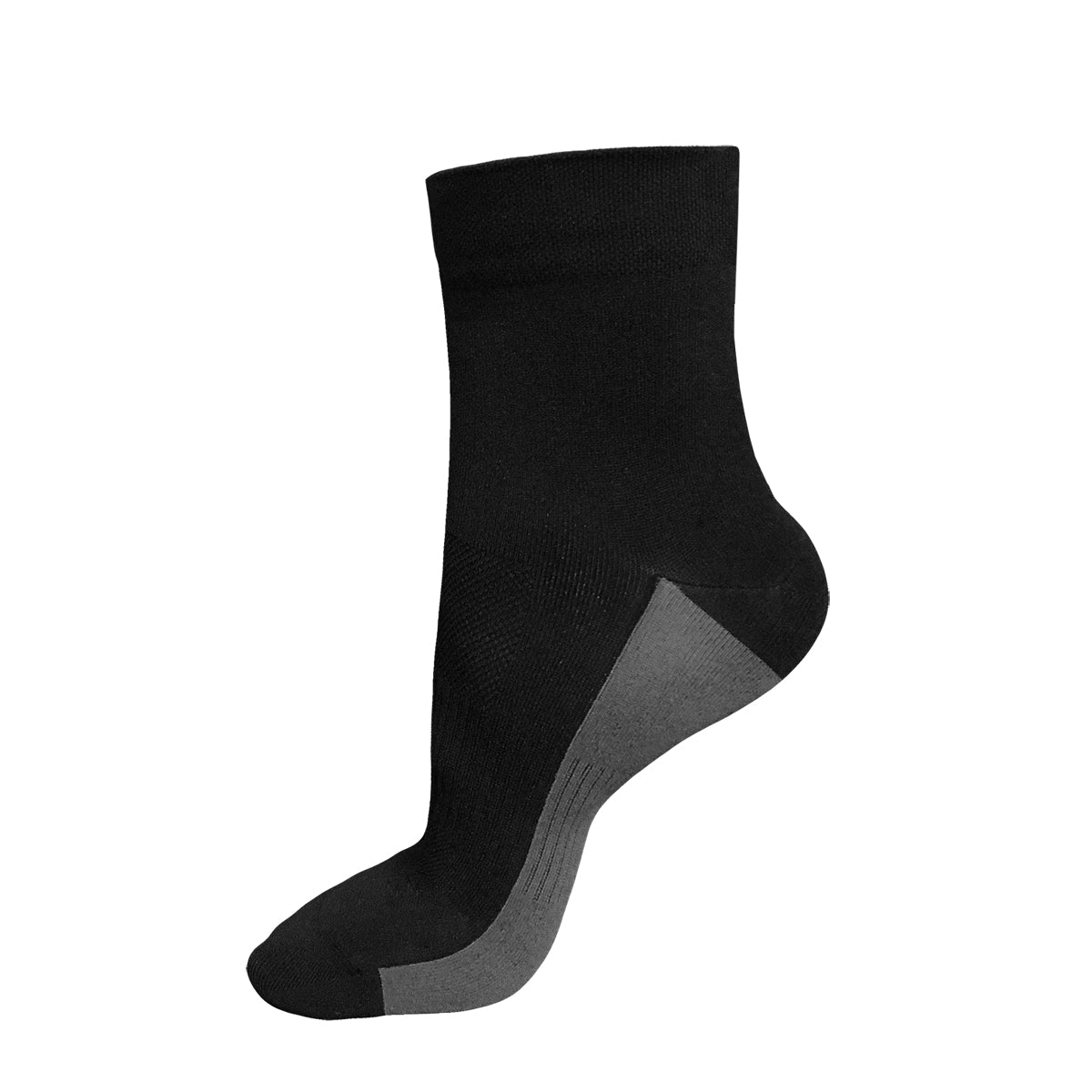 Funkier Airflow II Summer Socks in Black/Grey - 39-42