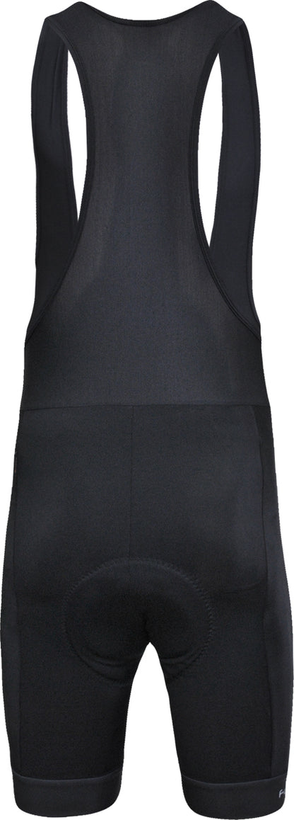 Funkier - Bike: F-Max 17 Panel 4-Way Bib Shorts (B1 Pad) in Black-BLACK