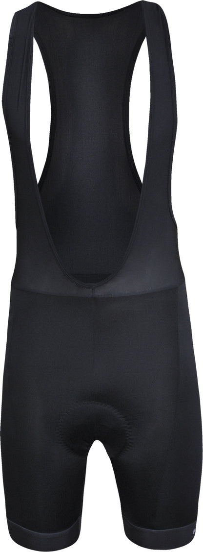Funkier - Bike: F-Max 17 Panel 4-Way Bib Shorts (B1 Pad) in Black-BLACK