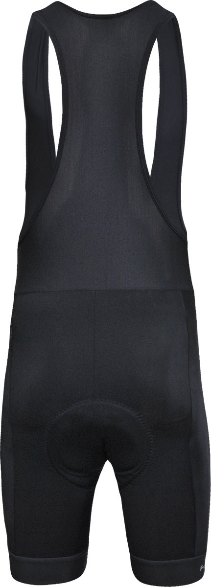Funkier - Bike: F-Max 17 Panel 4-Way Bib Shorts (B1 Pad) in Black-BLACK
