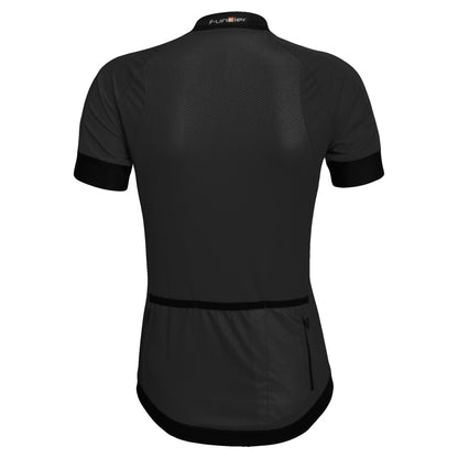 Funkier Ibera Ladies Active S/S Jersey in Black - X-Small [Black]