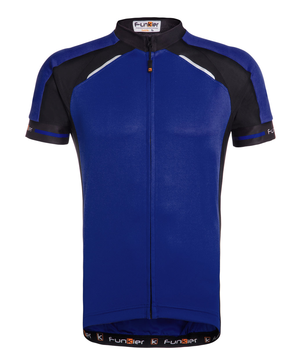 Funkier Sabre Kids Active S/S Jersey in Blue - Small (Age 8) [Blue]