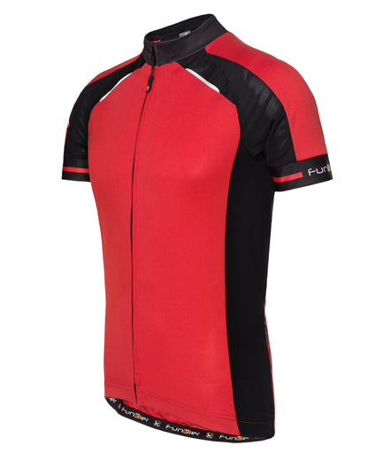 Funkier Sabre Kids Active S/S Jersey in Red - Medium (Age 10) [Red]