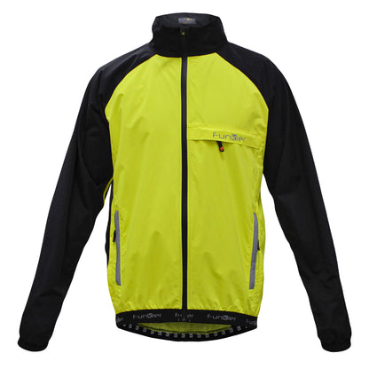 Funkier Quikdry Herren Regenjacke, wasserdicht, Gelb