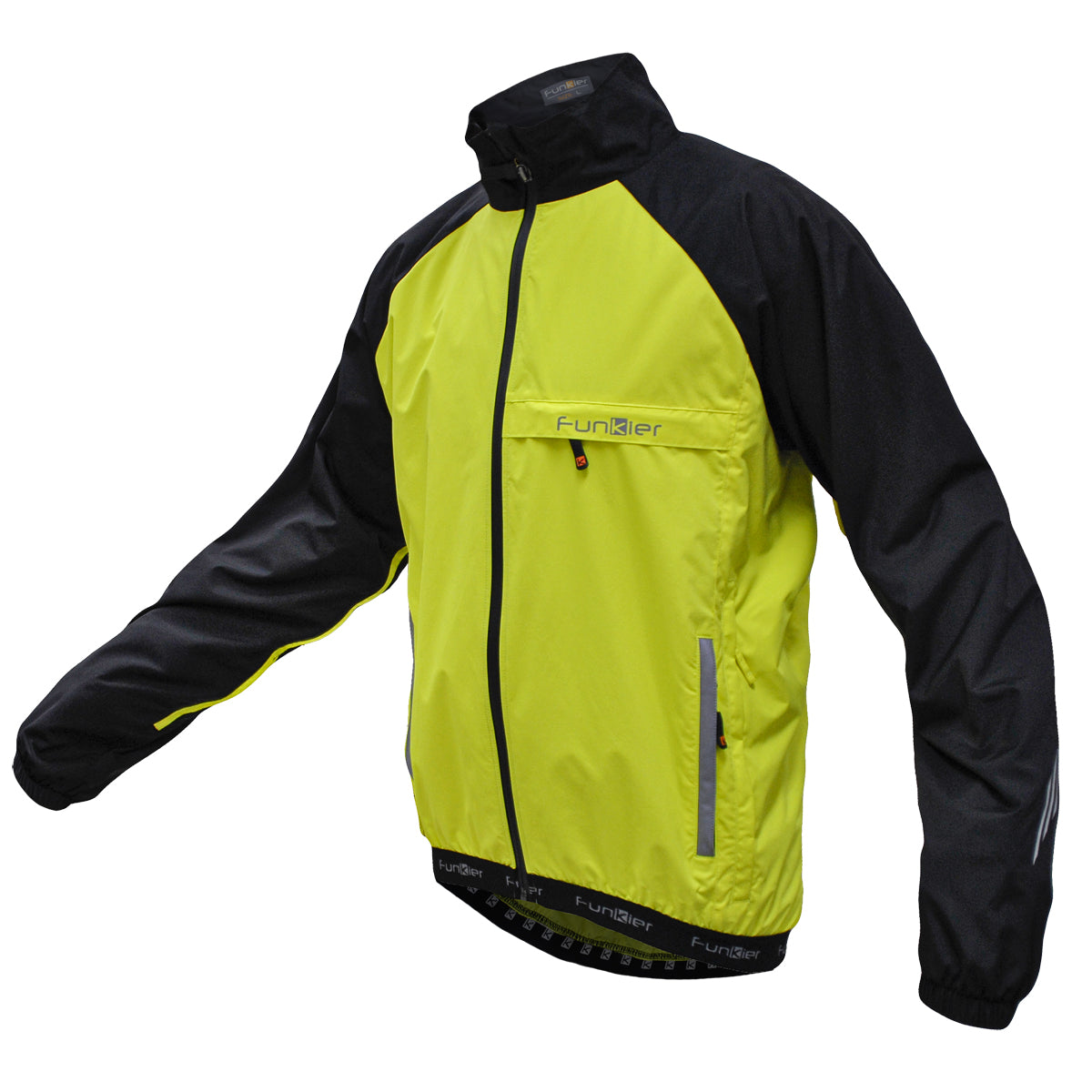 Funkier Quikdry Herren Regenjacke, wasserdicht, Gelb