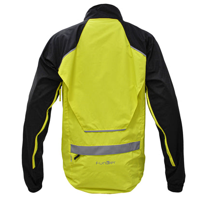 Funkier Quikdry Herren Regenjacke, wasserdicht, Gelb