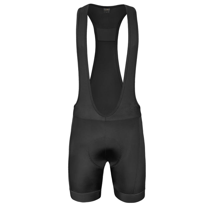 Funkier Apex-Pro Gel II 15-Panel Gel Bib Shorts in Black - Large
