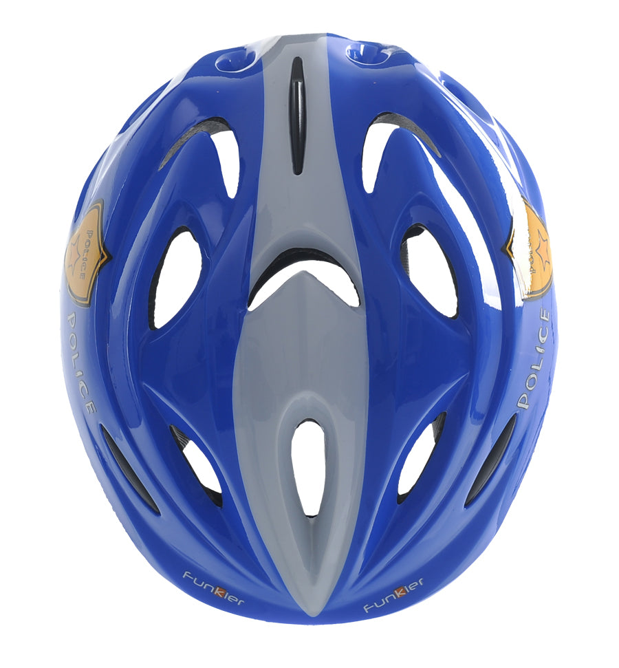 Funkier Dreamz Kids Helmet in Blue Police (46-51cm)