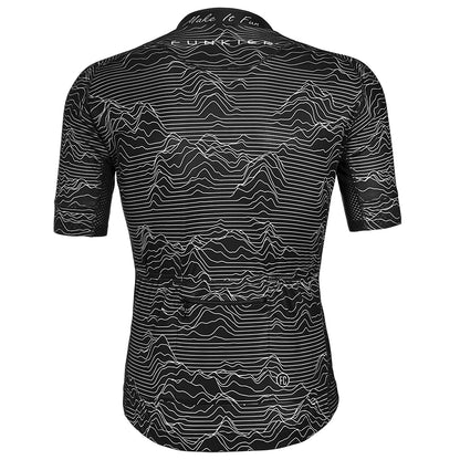 Funkier Mirano Gents Pro Short Sleeve Jersey in Black - Small