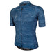 Funkier Mirano Gents Pro Short Sleeve Jersey in Blue - Medium