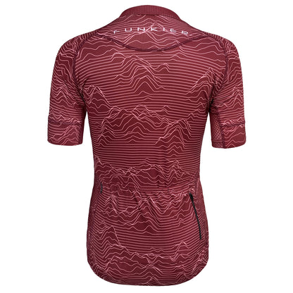 Funkier Arissa Ladies Pro Short Sleeve Jersey in Red - Medium