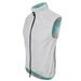 Funkier Windbloc Ladies Pro Gilet in White/Mint - Small