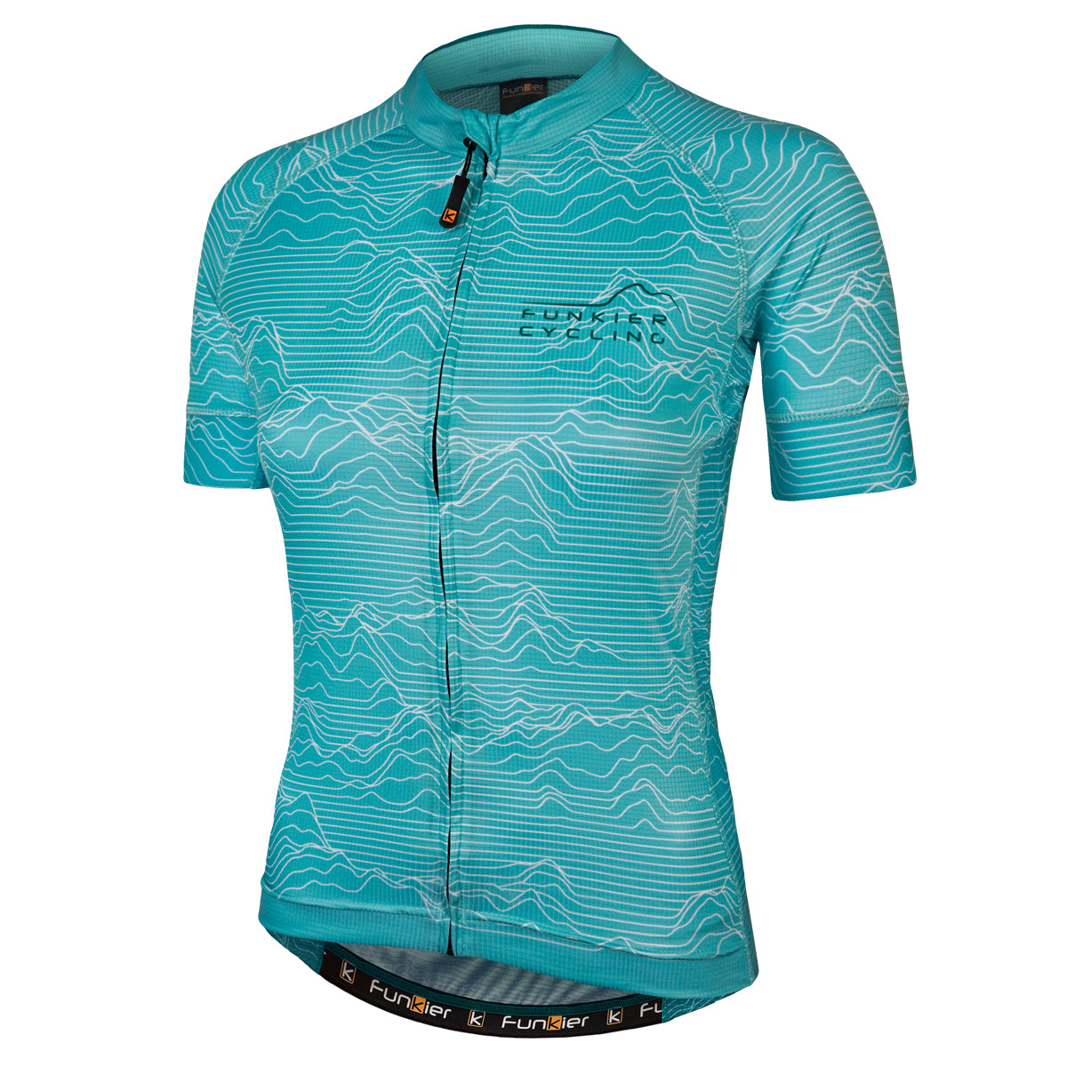 Funkier Arissa Ladies Pro Short Sleeve Jersey in Mint - X-Small