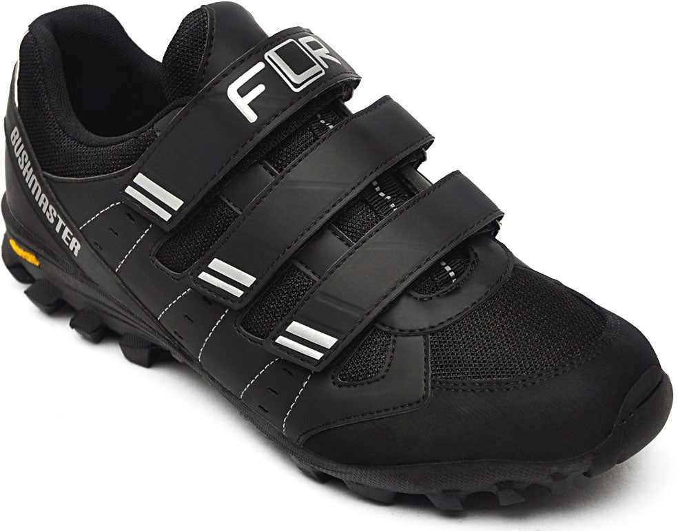 FLR Bushmaster MTB/Trail Schuh schwarz/Silber - Klettverschluss