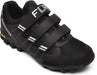 FLR Bushmaster MTB/Chaussures de trail en noir/argent – Fermeture Velcro