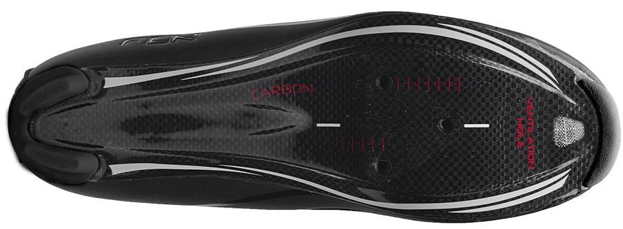 FLR F-XX Strawweight Road Race Full Carbon Sole Shoe in Black - Size 42