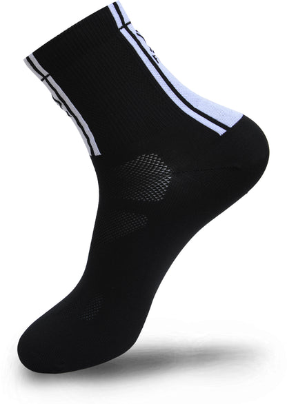 FLR Elite 5.5" Long Lightweight Socks in Black - 43-47