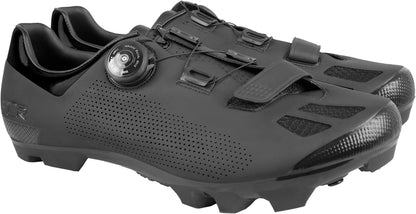 Motodak Schuh Mountainbike F L Elite F70 T41 Schwarz Spann Regler + Band Automat Verbindungselement (Pr