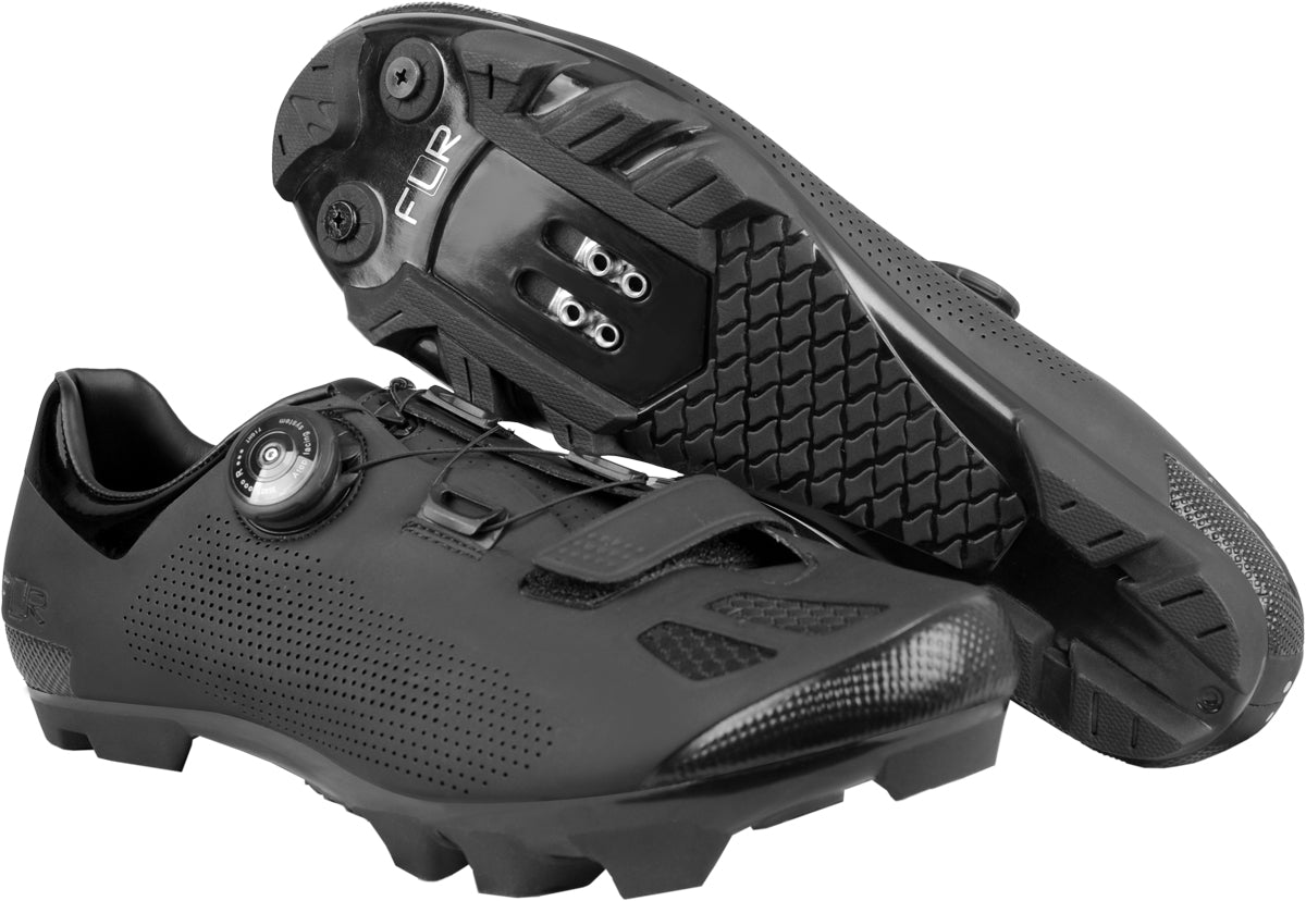 FLR F70 Pro MTB M250 Shoe in Matt Black - Size 42