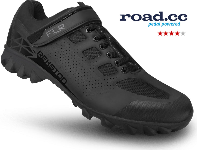 FLR Rexston Active Touring/Trail Shoe in Black - Size 41 [Black]