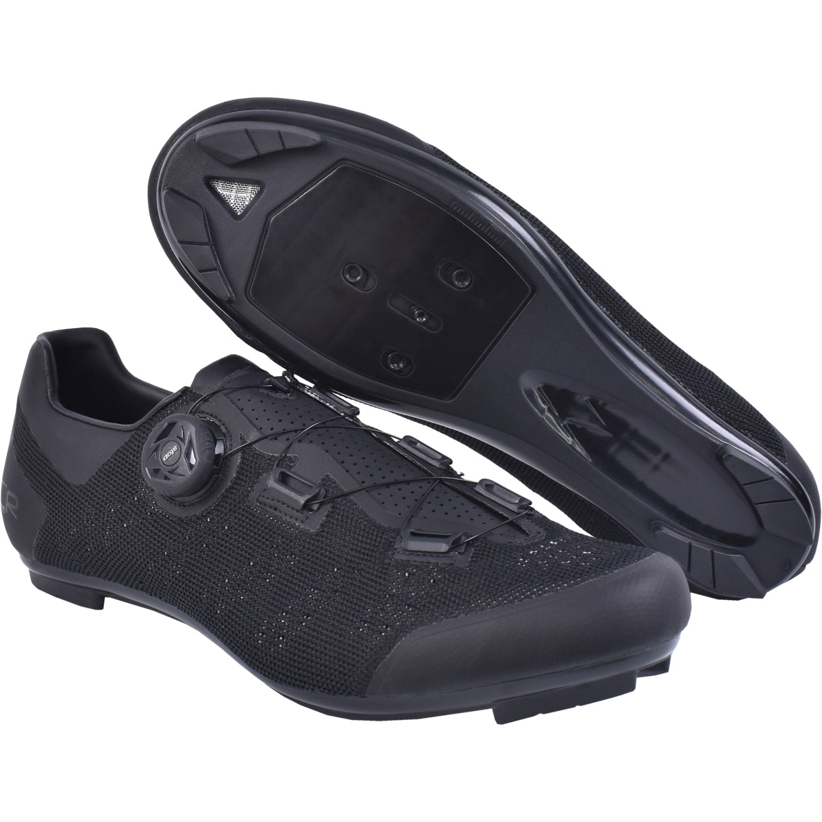 Chaussure route flr pro f11 knit t46 noir serrage molette (pr