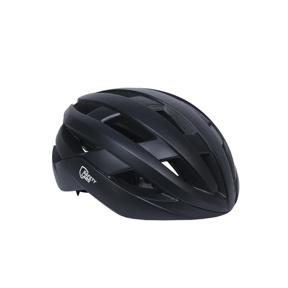 Fahrradhelm für Erwachsene, SAFETY LABS in-Mold Eros, Schwarz, T.L (59-61 cm
