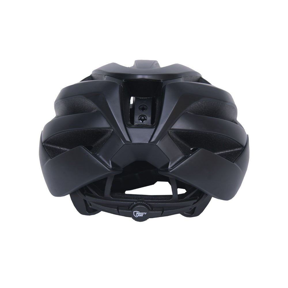 Fahrradhelm für Erwachsene, SAFETY LABS in-Mold Eros, Schwarz, T.L (59-61 cm