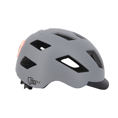 Safety Labs E-Bahn 2.0 Urban Helmet in Matt Light Grey - Medium (54-57cm) [Grey]